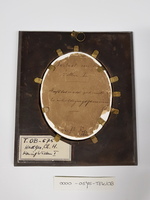 0000-0575-TEK b.jpg; 0000-0575-TEK/OB; Miniatuurportret van Willem I; portretten